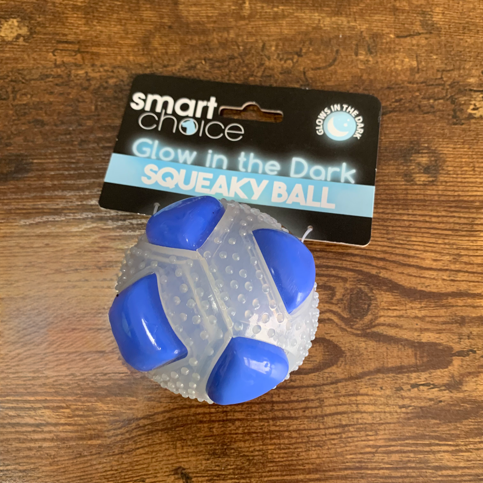 Smart Choice Glow in the Dark Squeaky Ball